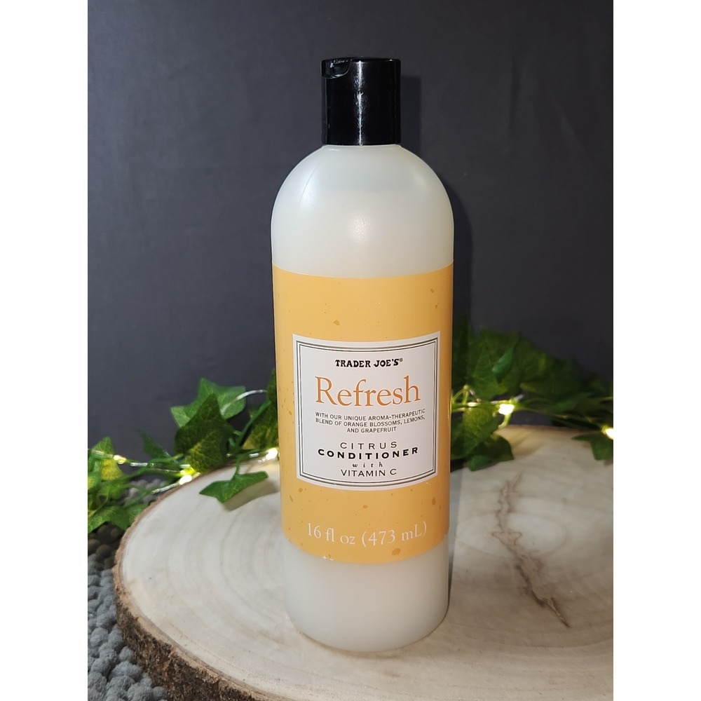 Trader Joe's Refresh Citrus Conditioner W/ Vitamin C 16 Oz Bottle~NEW/RARE